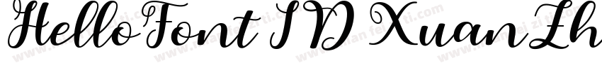 HelloFont ID XuanZhe字体转换